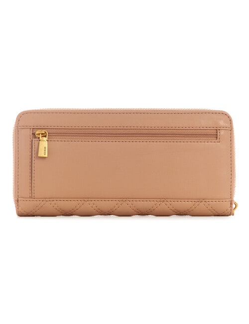 Guess Giully SLG Large Zip Around Wallet, Beige product photo View 02 L