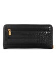 Guess Laurel SLG Large Zip Around Wallet, Croco Pu product photo View 02 S