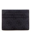 Guess Laurel SLG Card Holder, Coal product photo View 02 S