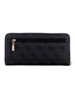 Guess Laurel SLG Large Zip Around, Coal product photo View 02 S