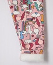 Mac & Ellie Unicorn Full Length Fleece Legging, Dusty Pink product photo View 02 S