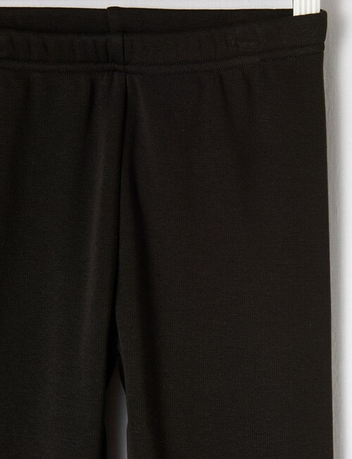 Mac & Ellie Full Length Fleece Legging, Black product photo View 02 L