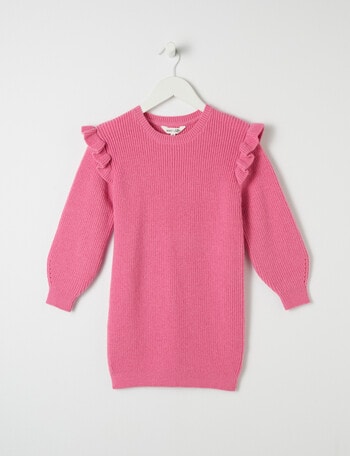 Mac & Ellie Knitwear Dress, Fuchsia product photo