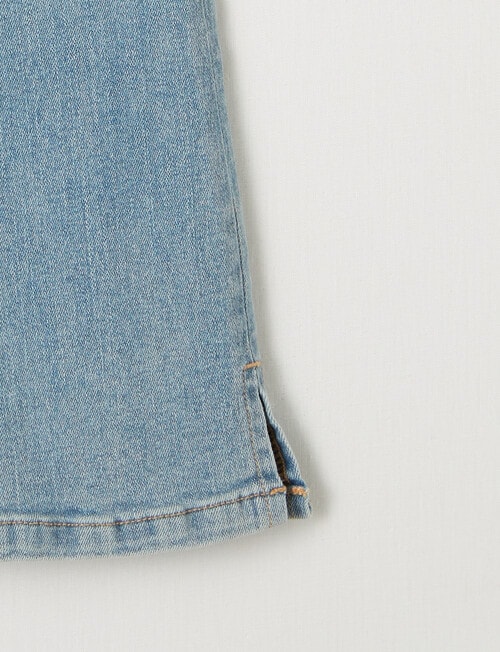 Mac & Ellie Flare Jeans, Mid Blue product photo View 03 L