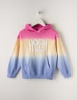 Mac & Ellie Be Kind Pull-On Hoodie, Ombre Multi product photo
