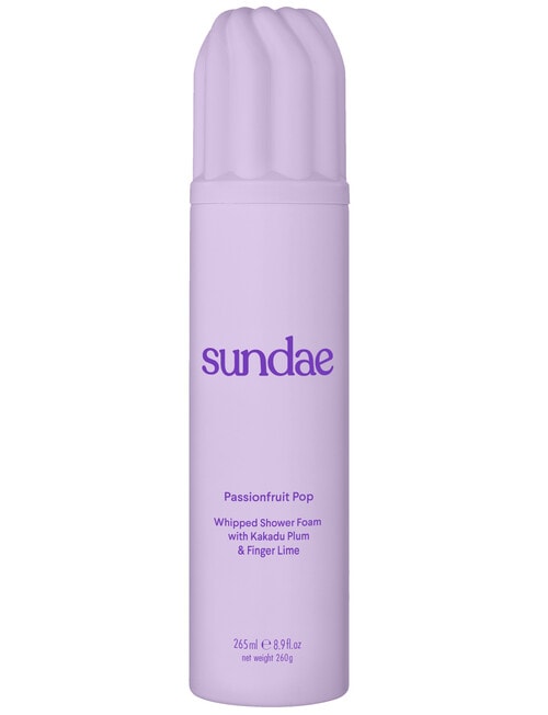 Sundae Passionfruit Pop Whipped Shower Foam, 265ml Bath & Shower Care