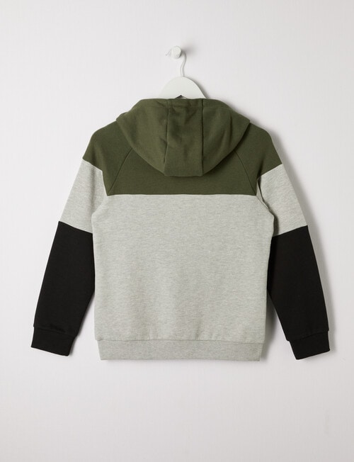 No Issue Hoodie, Spliced Olive product photo View 02 L