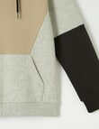 No Issue Spliced Hoodie, Taupe product photo View 02 S