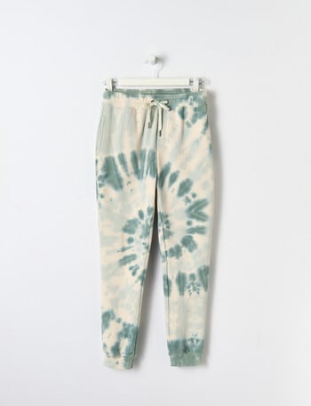 No Issue Tie Dye Trackpant, Sage, 8-16 product photo