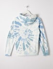 No Issue Tie Dye Hooded Sweatshirt, Blue product photo View 02 S