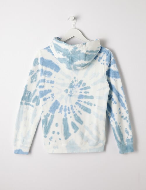 No Issue Tie Dye Hooded Sweatshirt, Blue product photo View 02 L