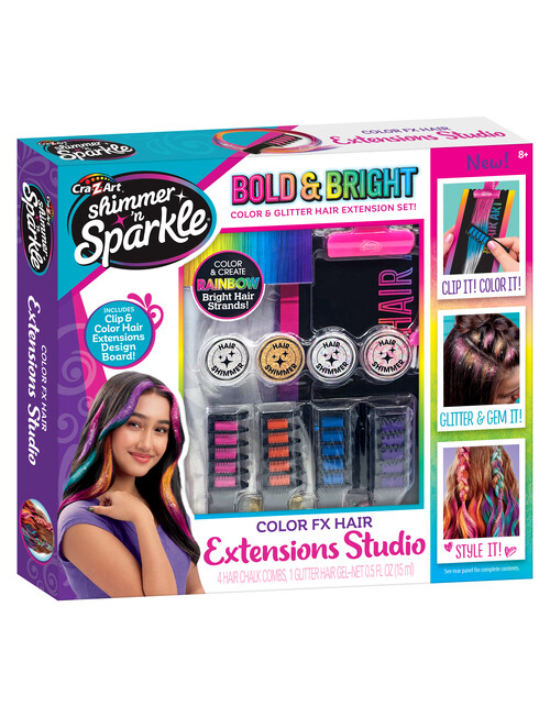 Shimmer & Sparkle Colour FX Hair Extensions Studio product photo View 02 L