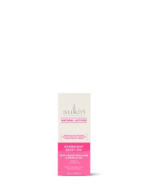 Sukin Natural Actives Overnight Rest Oil, 25ml product photo View 02 L