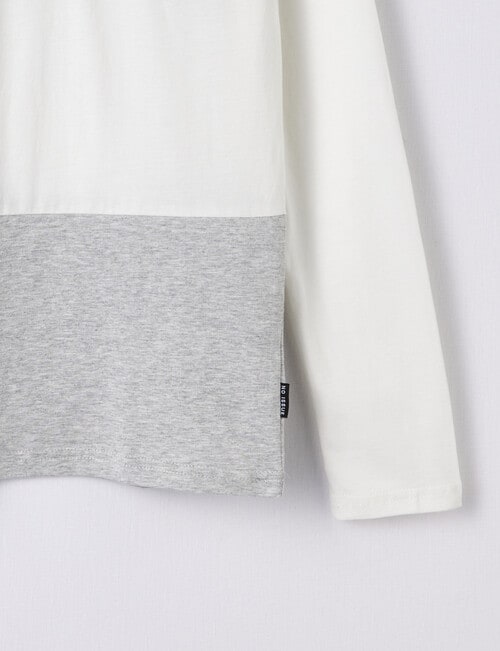 No Issue Colourblock Long Sleeve Tee, Petrol product photo View 02 L