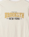 No Issue Short Sleeve Brooklyn T-Shirt, Latte product photo View 02 S