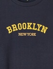 No Issue Brooklyn Crew Sweatshirt, Navy product photo View 02 S
