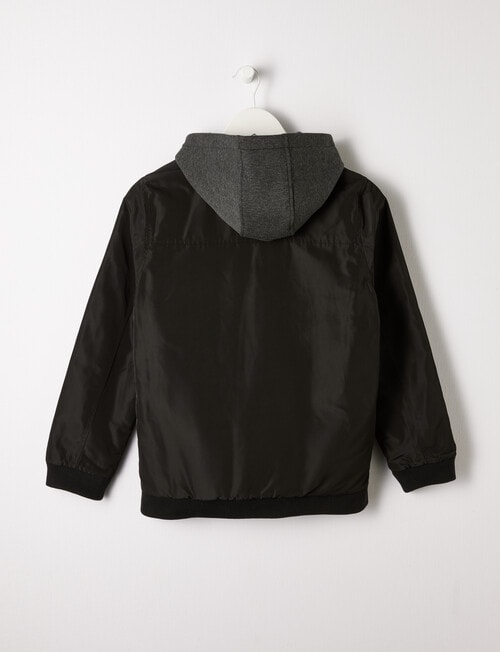 No Issue Padded Bomber Jacket, Black product photo View 02 L