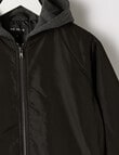 No Issue Padded Bomber Jacket, Black product photo View 03 S