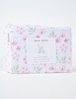 Teeny Weeny Flannelette Cot Fitted Sheet, 2-Pack, Floral product photo View 02 S