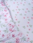Teeny Weeny Flannelette Cot Fitted Sheet, 2-Pack, Floral product photo View 03 S