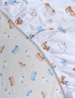 Teeny Weeny Flannelette Cot Fitted Sheet, 2-Pack, Travel product photo View 03 S