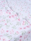 Teeny Weeny Flannelette Cot Fitted & Flat Sheet Set, Floral product photo View 03 S
