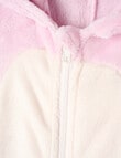 Sleep Mode Bunny Fluffy Pale Pink Onesie, Pale Pink, 2-8 product photo View 04 S