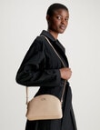 Calvin Klein Re-Lock Seasonal Crossbody Bag Md, Silver Mink product photo View 04 S