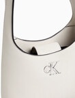Calvin Klein Minimal Monogram Shoulder Bag, Stone product photo View 03 S