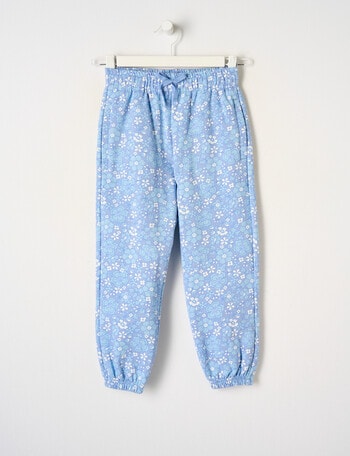 Mac & Ellie Floral Trackpant, Bluebell product photo