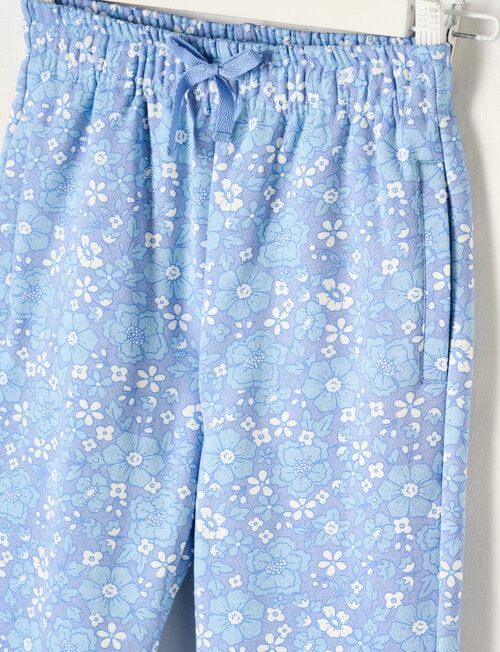 Mac & Ellie Floral Trackpant, Bluebell product photo View 02 L