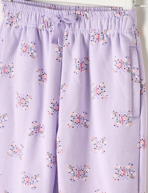 Mac & Ellie Butterfly Trackpant, Lavender product photo View 02 L