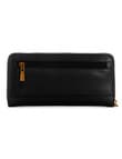 Guess Laurel SLG Large Zip Around, Black product photo View 02 S