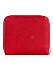 Guess Laurel Slg Small Zip Around, Red product photo View 02 S