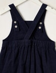 Mac & Ellie Cord Pinafore, Navy product photo View 02 S