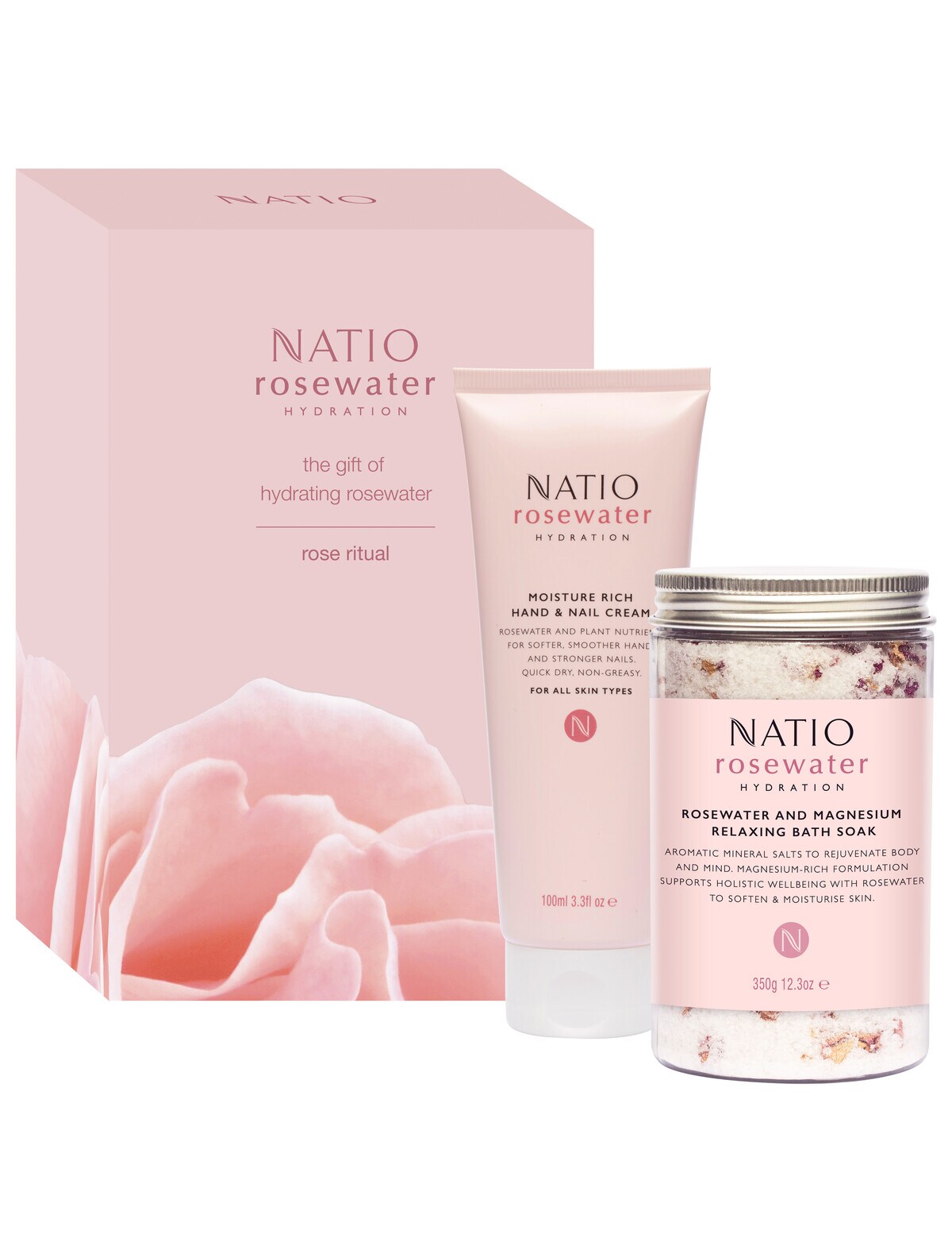 Natio Rosewater Rose Ritual Gift Set Gift Sets