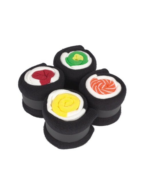 Eat My Socks Maki Box Sock, Black product photo View 04 L