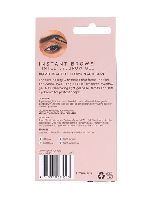 1000HR Instant Brow Mascara, 6g product photo View 05 L