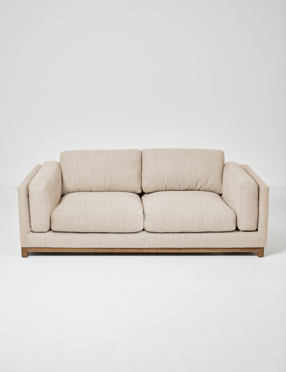 LUCA Furniture Venice Fabric 3 Seater Sofa - Sofas