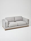 LUCA Furniture Venice Fabric 3 Seater Sofa, Grey product photo
