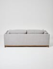 LUCA Furniture Venice Fabric 3 Seater Sofa, Grey product photo View 03 S