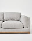 LUCA Furniture Venice Fabric 3 Seater Sofa, Grey product photo View 04 S