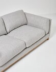 LUCA Furniture Venice Fabric 3 Seater Sofa, Grey product photo View 05 S