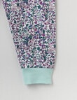 Sleep Mode Tail Bunny Knit Long Pyjama Set, Green product photo View 03 S