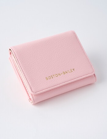 Boston + Bailey Small Wallet With Coin Pocket, Blush product photo