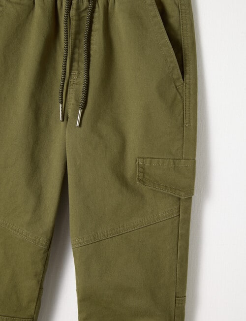 Mac & Ellie Cargo Jogger, Khaki product photo View 03 L