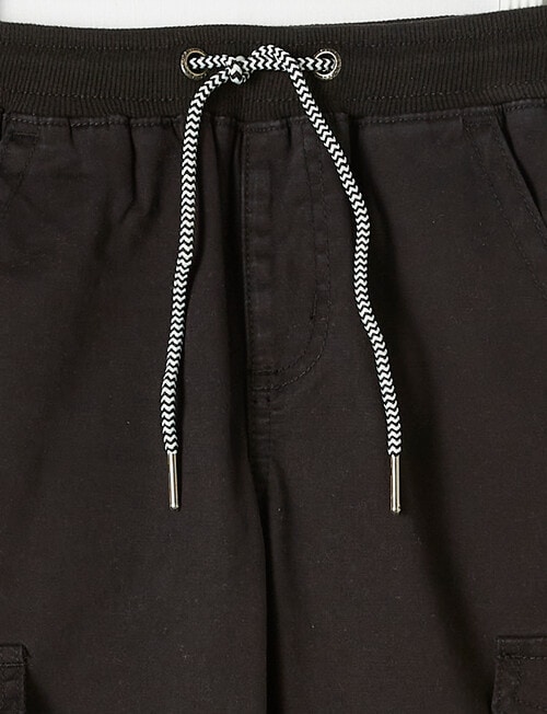 Mac & Ellie Cargo Jogger, Black product photo View 02 L