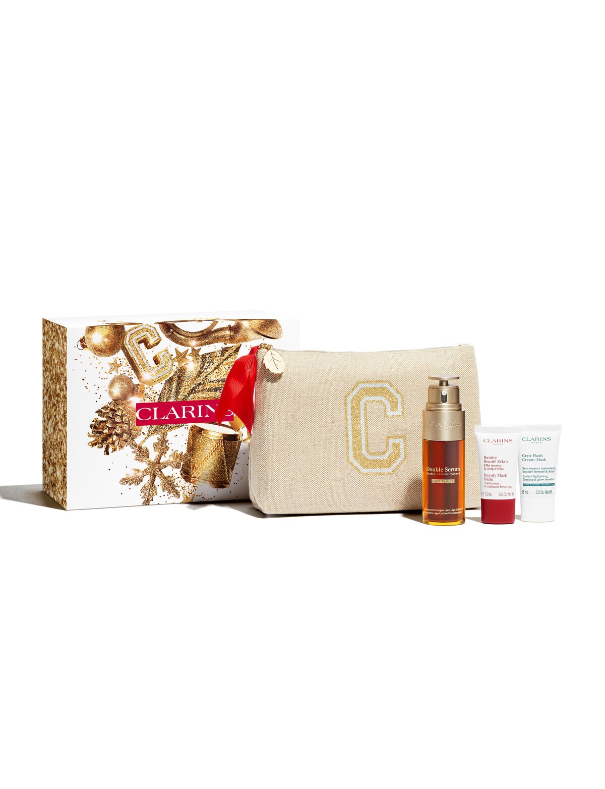 Clarins Double Serum Light Collection, Valued At 334 Gift Sets