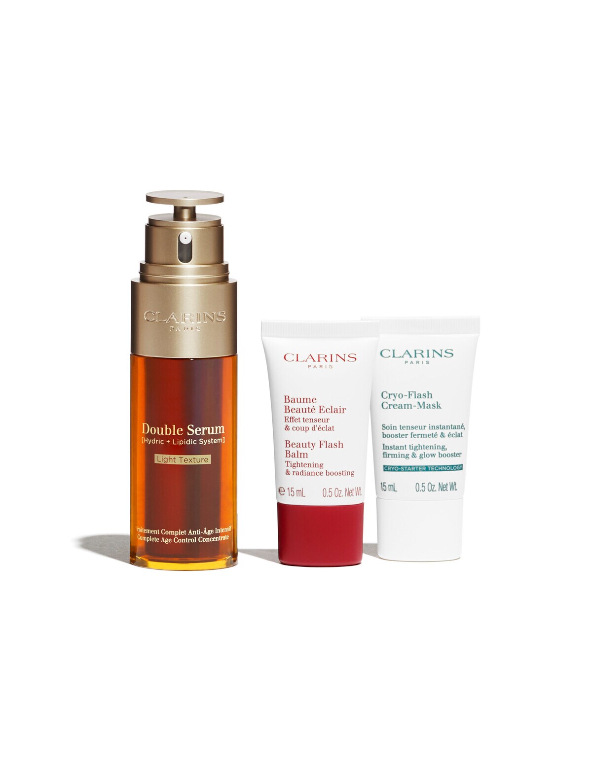 Clarins Double Serum Light Collection, Valued At 334 Gift Sets