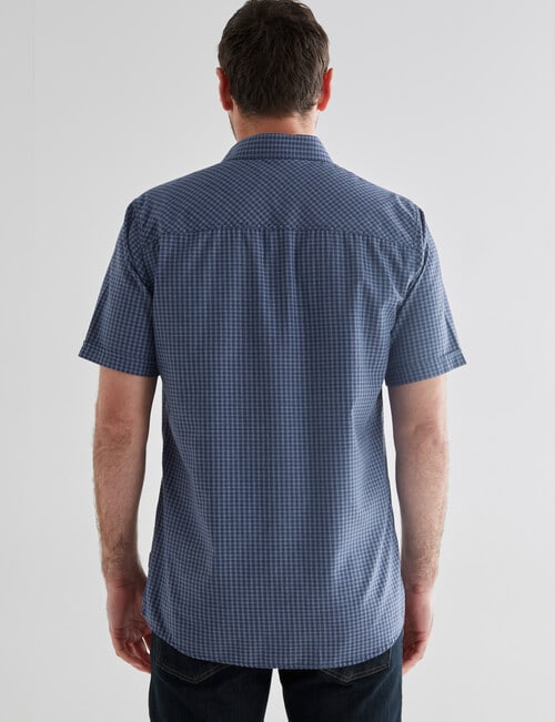 Chisel Mason Short Sleeve Shirt, Blue product photo View 02 L